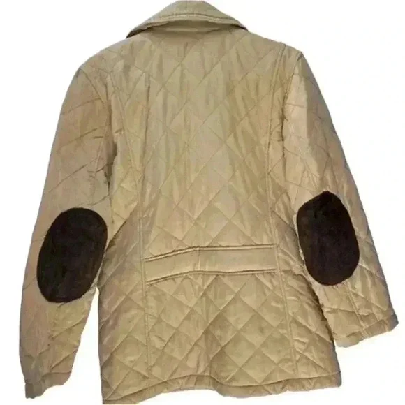 American Living Quilted Leather Detailing corduroy, neckline, Zip Jacket Size M - Picture 2 of 10